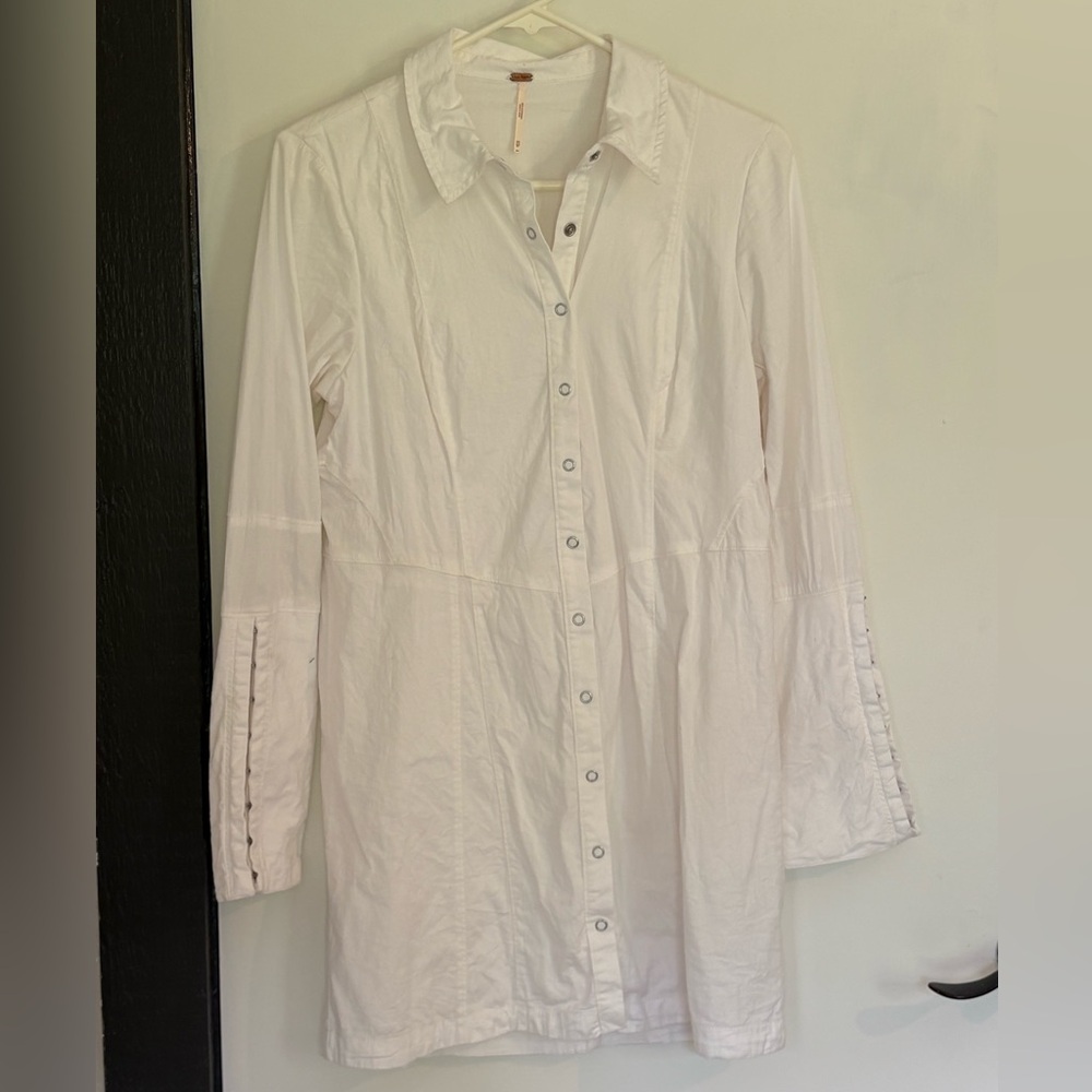 Free People White Mini Dress